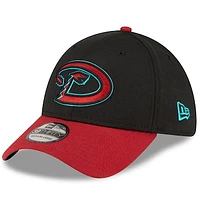 Men's New Era  Black/Red Arizona Diamondbacks Road Team Classic 39THIRTY Flex Hat