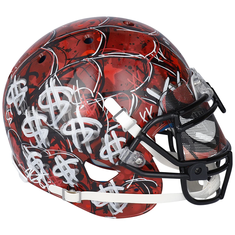Spider-Man Schutt Authentic Helmet - Hand Painted Art by Brian Garcia - Limited Edition #1 of 1