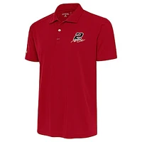 Men's Antigua Red Austin Cindric Tribute Polo