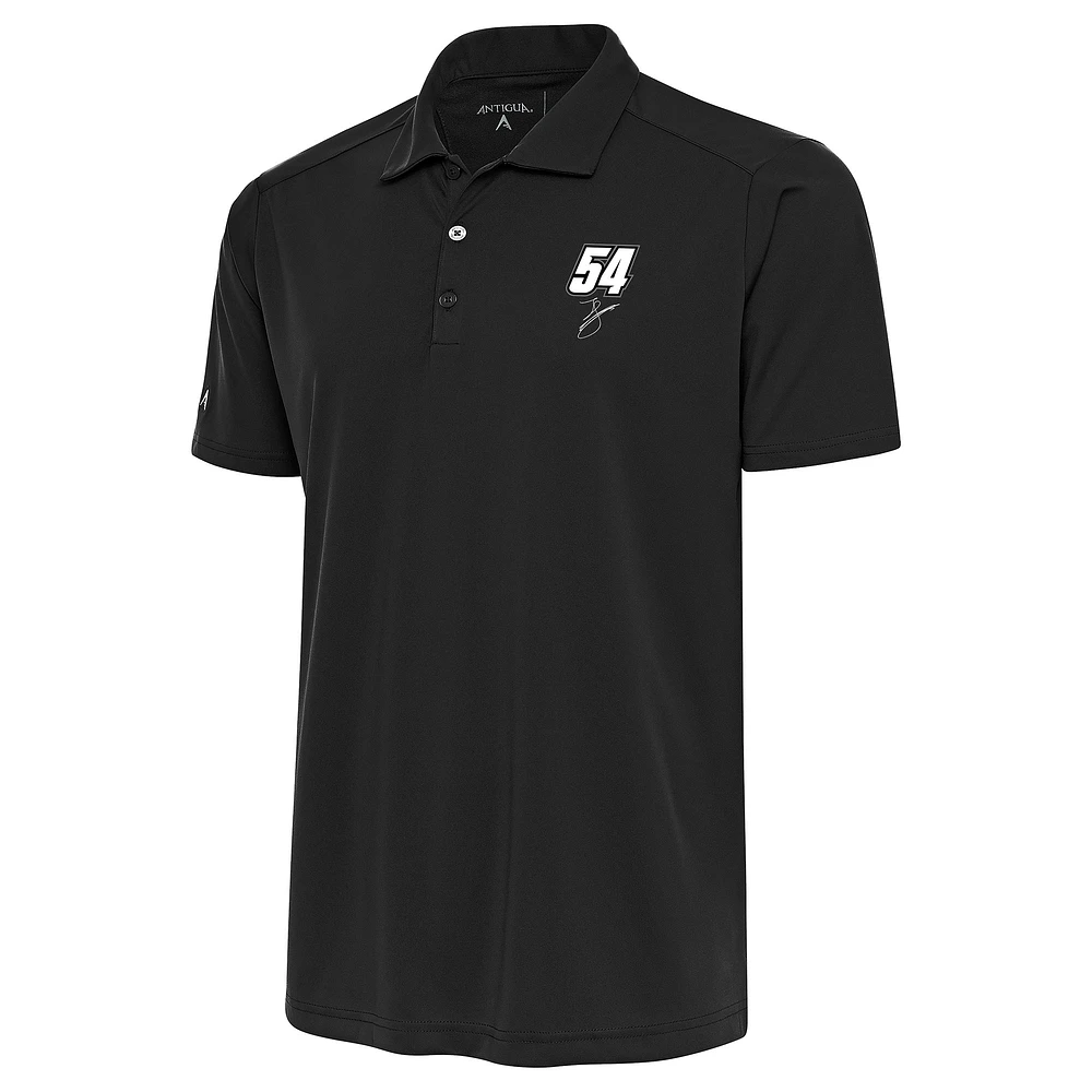 Men's Antigua Gray Ty Gibbs Tribute Polo