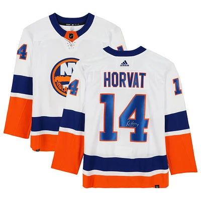 Bo Horvat New York Islanders Autographed White adidas Authentic Jersey