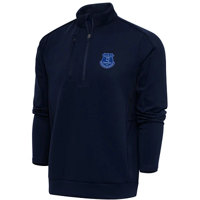 Men's Navy Everton Genesis Quarter-Zip Pullover