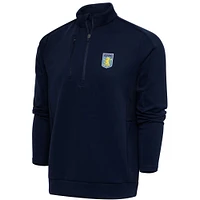 Men's Navy Aston Villa Genesis Quarter-Zip Pullover