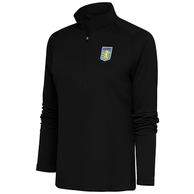 Women's Black Aston Villa Statement Half-Zip Pullover