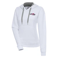 Women's Antigua Joe Gibbs Racing Victory Pullover Hoodie