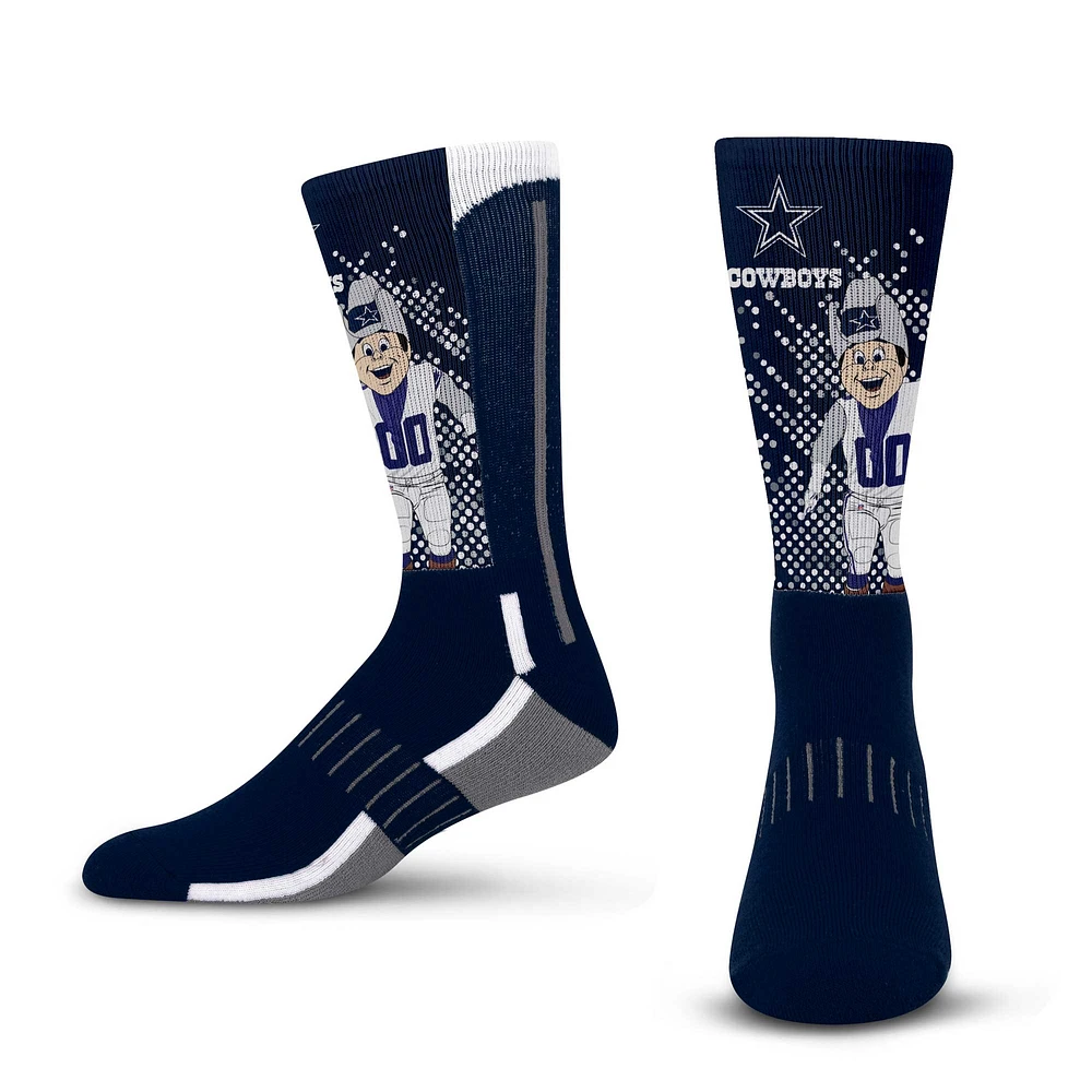 Youth For Bare Feet Dallas Cowboys Mascot Fever Crew Socks