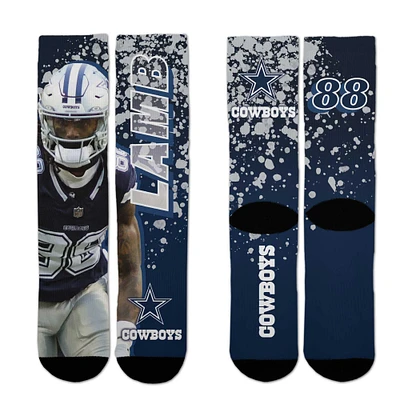 For Bare Feet CeeDee Lamb Dallas Cowboys Road Warrior Crew Socks