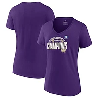 Women's Fanatics  Purple Washington Huskies 2023 Pac-12 Football Conference Champions V-Neck T-Shirt