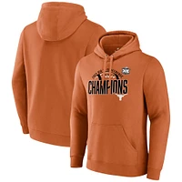 Men's Fanatics  Texas Orange Texas Longhorns 2023 Big 12 Football Conference Champions Pullover Hoodie