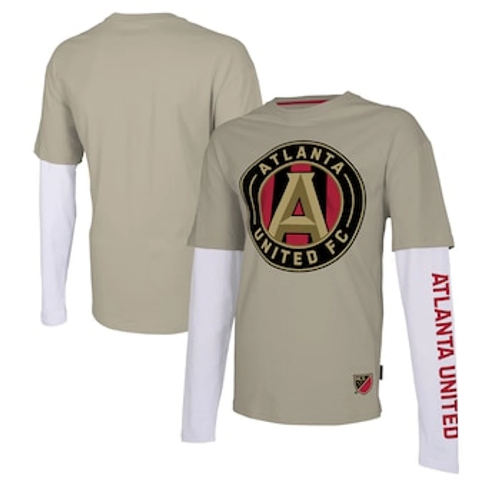 Men's Stadium Essentials Tan Atlanta United FC Status Long Sleeve T-Shirt