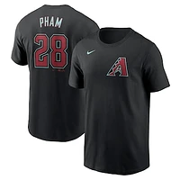 Men's Nike Tommy Pham Black Arizona Diamondbacks 2024 Fuse Name & Number T-Shirt