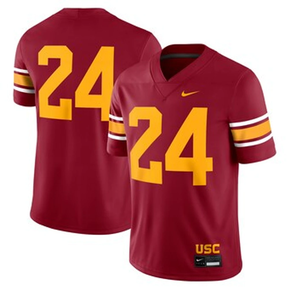 Men's Nike #24 Cardinal USC Trojans Alternate Game Jersey