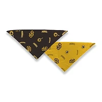 Unisex San Diego Padres 2-Pack Triangle Cooling Bandana Set