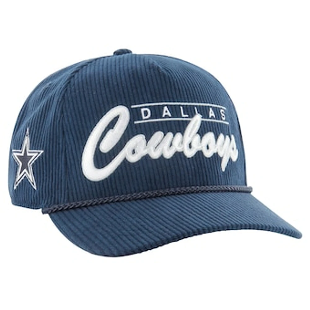 Men's '47 Navy Dallas Cowboys Double Header Hitch Adjustable Hat