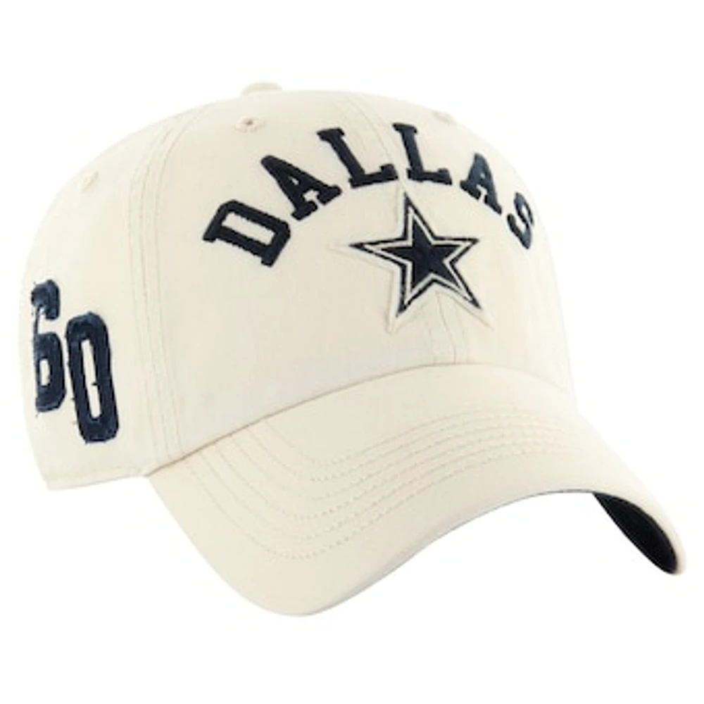 Men's '47 Tan Dallas Cowboys Clubhouse Faber Clean Up Adjustable Hat