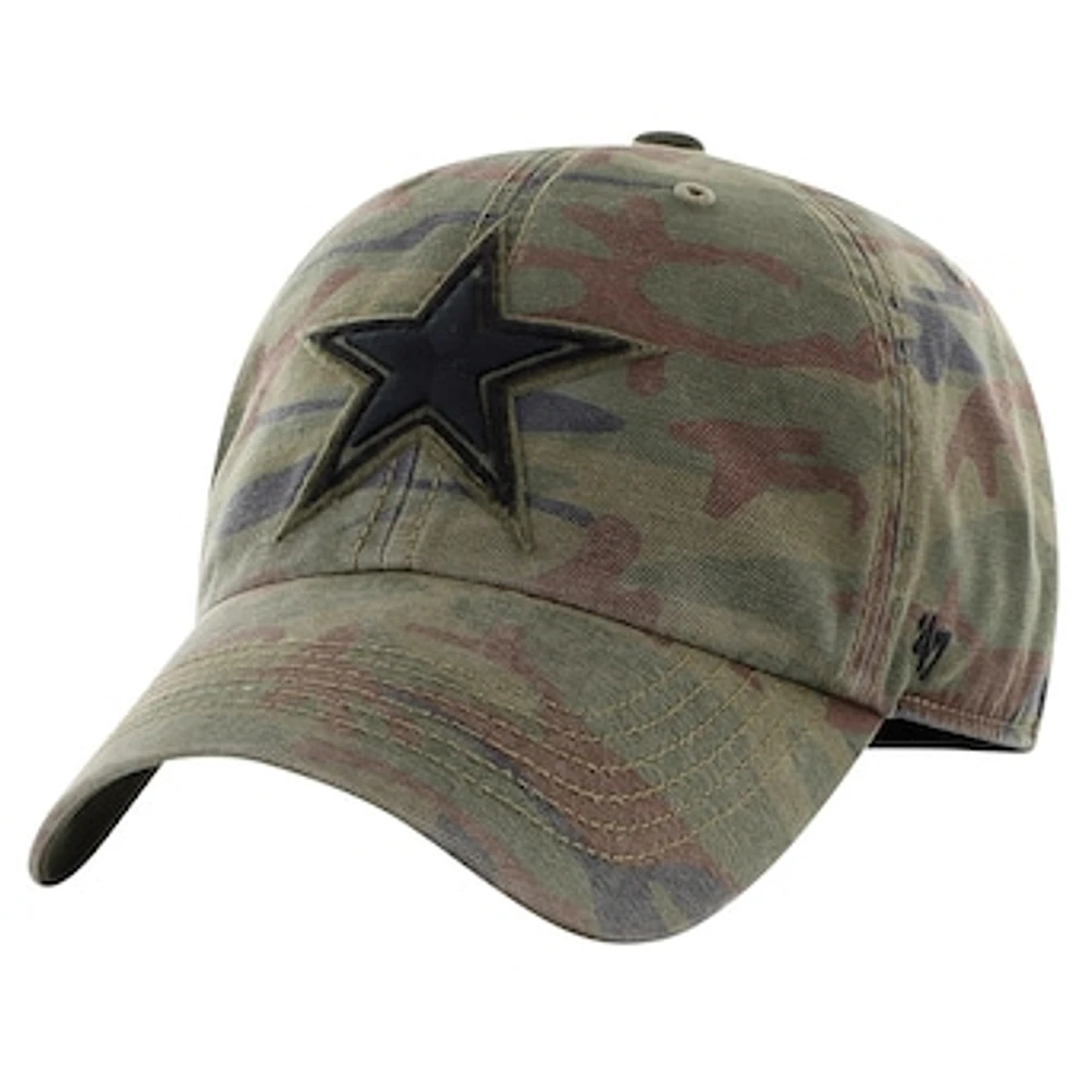 Men's '47 Camo Dallas Cowboys Movement Franchise Fitted Hat