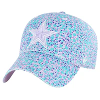 Girls Youth '47 Blue Dallas Cowboys Cosmic Burst Clean Up Adjustable Hat