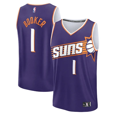 Youth Fanatics Devin Booker Purple Phoenix Suns Fast Break Player Jersey - Icon Edition