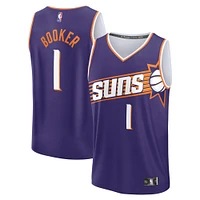 Youth Fanatics Devin Booker Purple Phoenix Suns Fast Break Player Jersey - Icon Edition