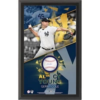 Gerrit Cole New York Yankees Autographed 2023 American League Cy Young Award Baseball Shadowbox