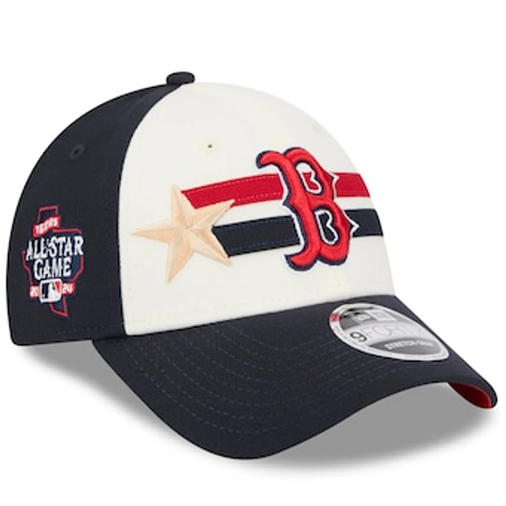 Men's New Era  Cream/Navy Boston Red Sox 2024 MLB All-Star Game  9FORTY Adjustable Hat