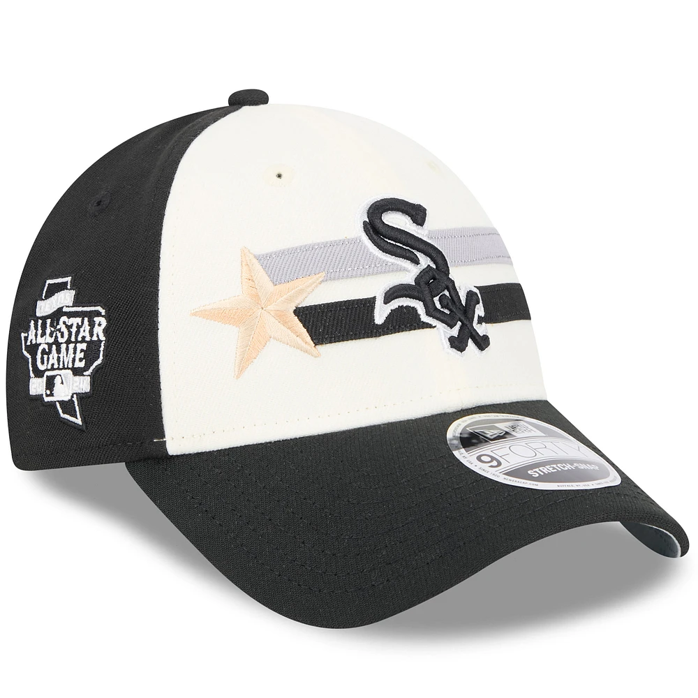 Men's New Era Cream/ Chicago White Sox 2024 MLB All-Star Game 9FORTY Adjustable Hat