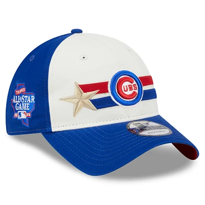 Men's New Era  Cream/Royal Chicago Cubs 2024 MLB All-Star Game Workout 9TWENTY Adjustable Hat