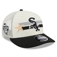 Men's New Era  Cream/Black Chicago White Sox 2024 MLB All-Star Game Workout Meshback Low Profile 9FIFTY Snapback Hat