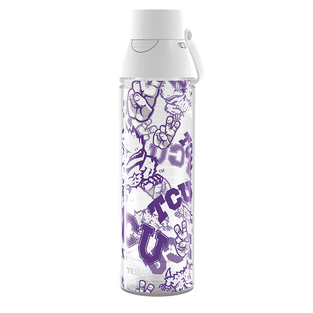 Tervis TCU Horned Frogs 24oz. Allover Venture Lite Water Bottle