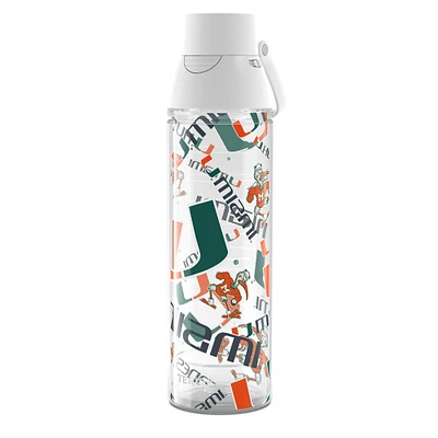 Tervis Miami Hurricanes 24oz. Allover Venture Lite Water Bottle