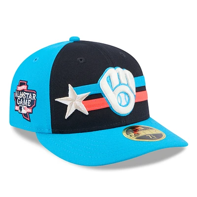 Men's New Era  Navy Milwaukee Brewers 2024 MLB All-Star Game  Low Profile 59FIFTY Fitted Hat