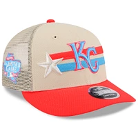 Men's New Era  Cream Kansas City Royals 2024 MLB All-Star Game  Meshback Low Profile 9FIFTY Snapback Hat