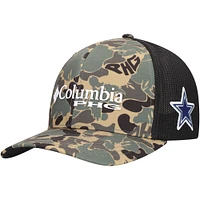 Men's Columbia  Camo Dallas Cowboys PHG Mesh Flex Hat