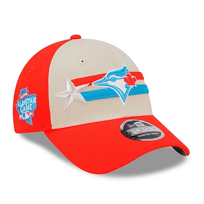 Men's New Era  Tan/Coral Toronto Blue Jays 2024 MLB All-Star Game  9FORTY Adjustable Hat