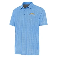 Men's Antigua  Powder Blue Los Angeles Chargers Relic Polo