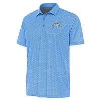 Men's Antigua  Powder Blue Los Angeles Chargers Relic Polo