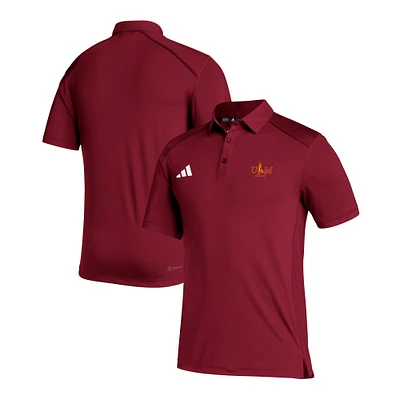 Men's adidas  Maroon ULM Warhawks Performance Classic Polo