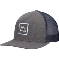 Men's RVCA Graphite VA All the Way Trucker Snapback