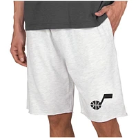 Men's Concepts Sport  Cream Utah Jazz Mainstream Terry Shorts