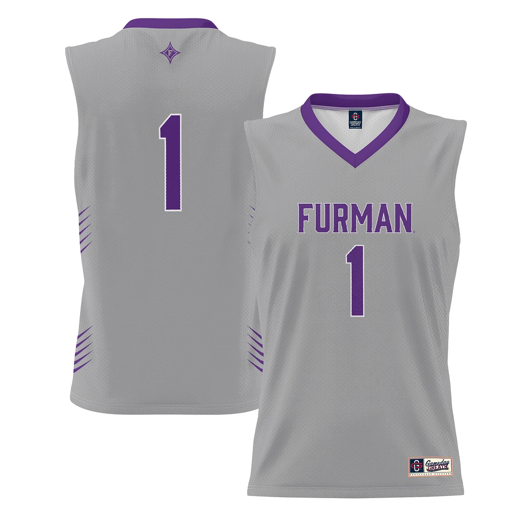 Youth GameDay Greats #1 Furman Paladins Lightweight Basketball Jersey