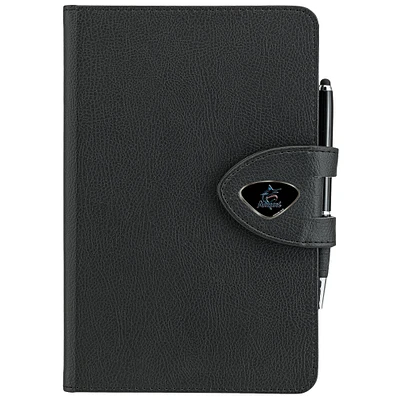 Black Miami Marlins Classic Notebook