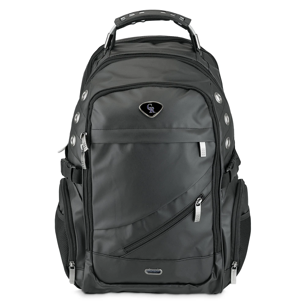 Black Colorado Rockies Executive Backpack