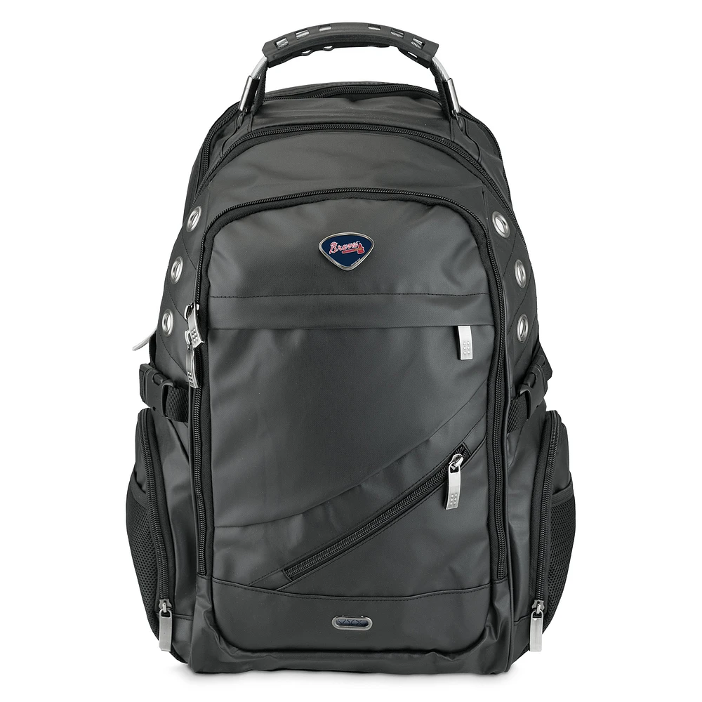 Black Atlanta Braves Executive Backpack