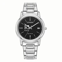 Women's Citizen Watch Silver University of Redlands Bulldogs Eco-Drive Black Dial Stainless Steel Watch