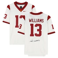 Caleb Williams USC Trojans Autographed Nike White Limited Jersey