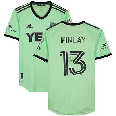 Ethan Finlay Austin FC Autographed Match-Used #13 Mint Jersey from the 2023 MLS Season