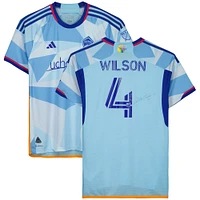 Danny Wilson Colorado Rapids Autographed Match-Used #4 Blue Jersey from the 2023 MLS Season