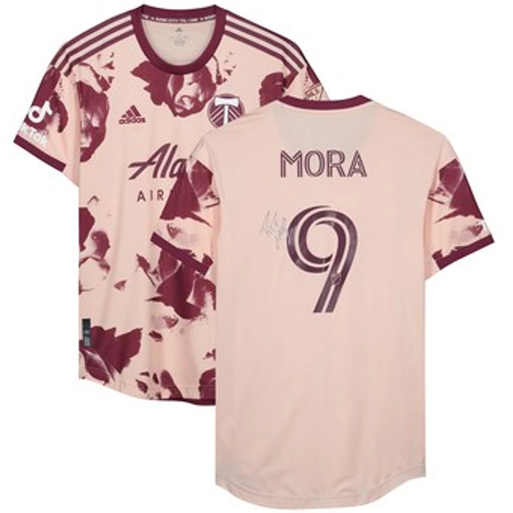 Felipe Mora Portland Timbers Autographed Match-Used #9 Pink Jersey from the 2023 MLS Season