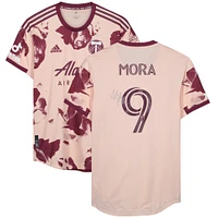 Felipe Mora Portland Timbers Autographed Match-Used #9 Pink Jersey from the 2023 MLS Season