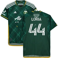 Marvin Loria Portland Timbers Autographed Match-Used #44 Green Jersey from the 2023 MLS Season